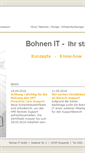Mobile Screenshot of bohnen.it